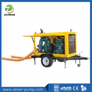 Large Capacity Diesel Pump Truck For Natural Disaster Relief And Sewage