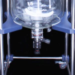 Stainless Steel 200W Adhesive Pyrex Lab Glass Reactor