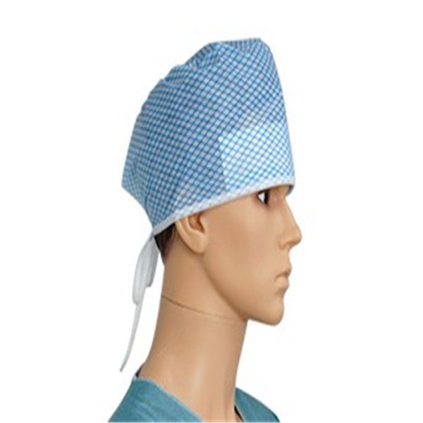 Buy Polypropylene Disposable Head Covers / Disposable Surgical Caps With Tie On at wholesale prices