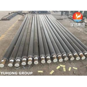 ASTM A335 P9 Welded Helical Serrated Finned Tube With Carbon Steel Fins For