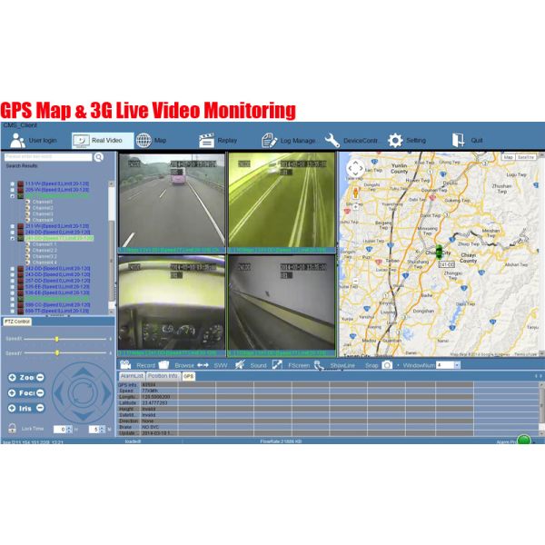 4Channel HDD DVR 5G GPS Tracking 1080P HD Moblie DVR Video System Support OEM/ODM For Car Truck Bus MDVR Car Black Box