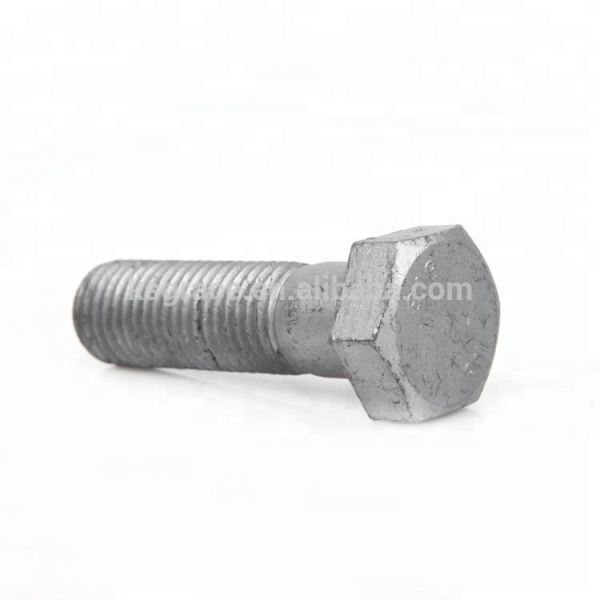 Buy 8.8 Grade Hot Dip Galvanized Hexagon Head Bolts at wholesale prices