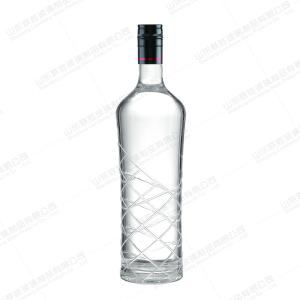 Clear Glass Bottles for Vodka Whisky Rum Gin and Liquor 500ml 700ml OEM/ODM