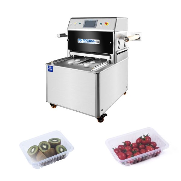 Buy Nitrogen Filling MAP Packaging Machine , Vegetable Fruit Vacuum Sealer at wholesale prices