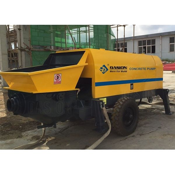 Buy Ready Mix Peristaltic Concrete Pump , Electric Mini Concrete Pump Machine at wholesale prices