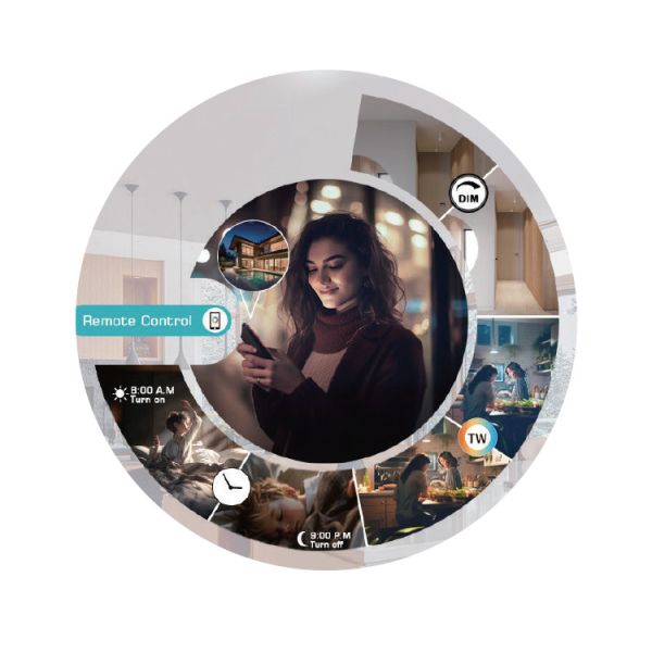 Centralized Magnetic Linear Track Light Smart Control 30W 48V