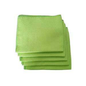 Microfiber Kitchen Tableware Cloth Light Waffle Woven Clean Kitchen Dishcloth