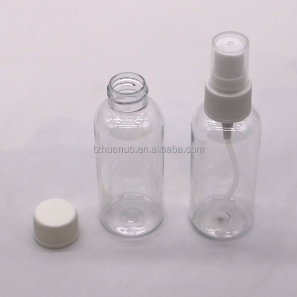 60mL PET Oil Pump Bottle Plastic Spray Bottles Alcohol Container Portable Spray Containers