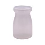 China Customized Logo 100ml PP Round Pudding Bottle Perfect for Milk and High Temperature for sale