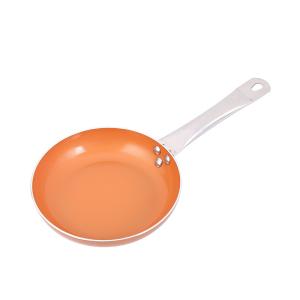 Oven safe Orange Aluminum Cookware Set With Silicone Grip