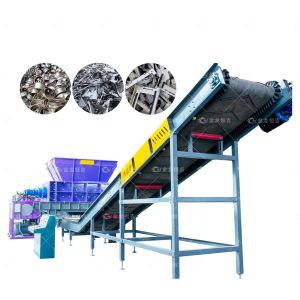 Heavy Duty Automatic Metal Shredder with Six-fold Bearing Seal and Helix Tool