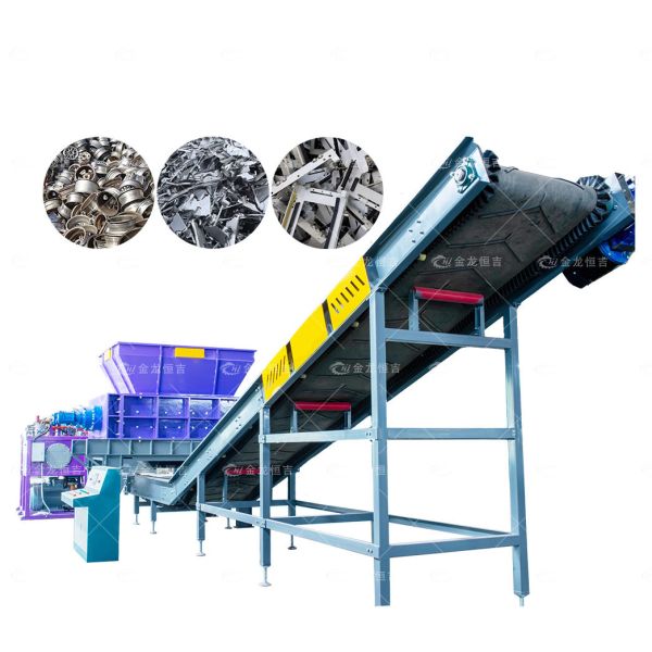 Heavy Duty Automatic Metal Shredder with Six-fold Bearing Seal and Helix Tool