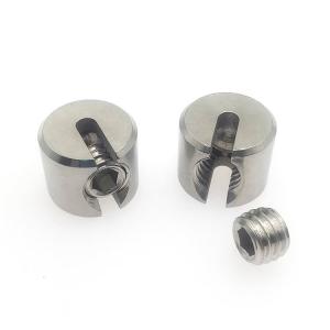 Small Single Pivot Wire Cable Clamp in Polished 316 Stainless Steel for 3mm Rope