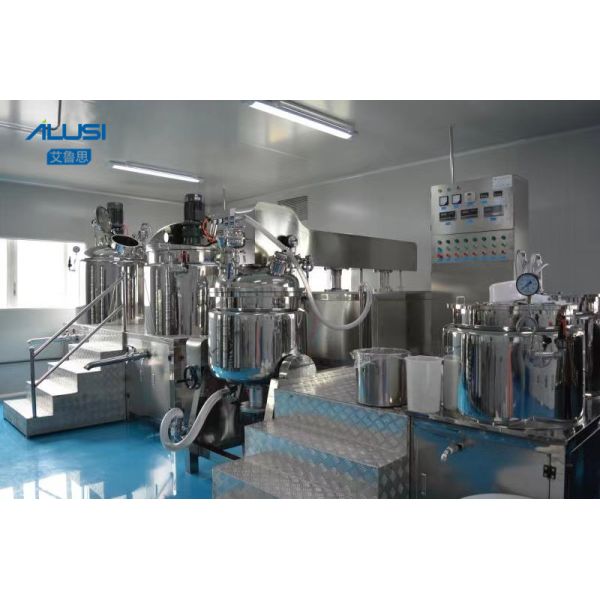 Vacuum homogenizer cosmetic Lotion Emulsifying Cosmetic Cream Mixer Machine