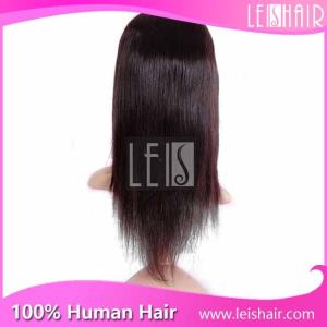 Hot selling straight 100% human hair full lace wig