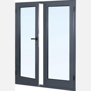 Quality Aluminum Casement Doors With 1.4mm Aluminum Wall For Boutique Hotel for sale