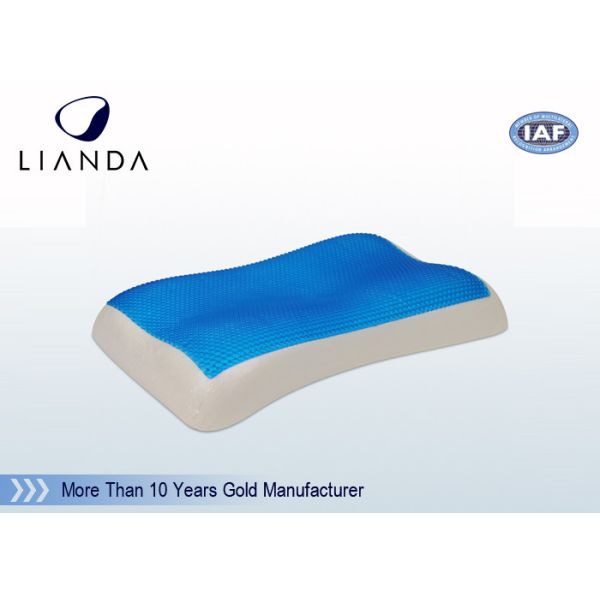 Fire Retardant Memory Foam Hydraluxe Cooling GelPillow Microfiber Fabric Outer Cover