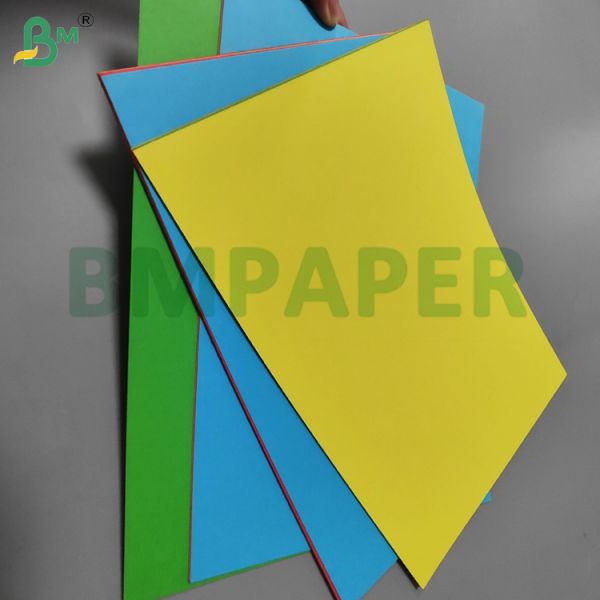 180gsm 230gsm Colored Bristol Offset Paper Board For Handicrafts 640 x 900mm