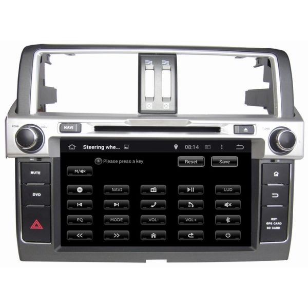 Ouchuangbo Car Radio GPS Navigation Stereo Android 4.4 System for Toyota Prado 2014 DVD Multimedia Kit OCB-8022D