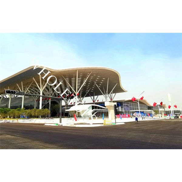 Exhibition Center 2.0MM 2.5MM Curved Aluminum Panels Sheet 5005 Alloy