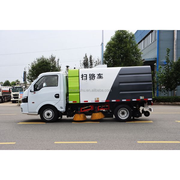 Dongfeng Tuyi Sanitation Cleaning Truck Pure Electric Blue 3.5 Square Road Sweeper