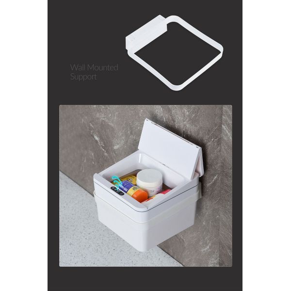 Household Smart Touchless Motion Sensor Trash Can Public Area Intelligent Garbage Bin Self Sealing Bin