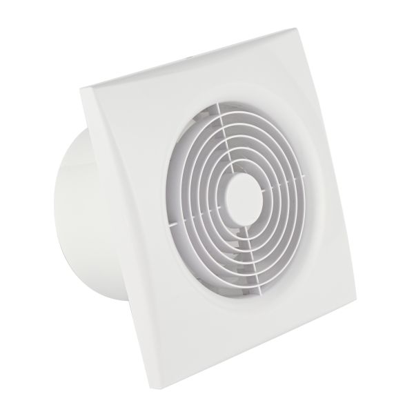Customized Logo Brand 5 INCH Customization Electric Low Noise Mini Bathroom Air Exhaust Fan with Humidity Sensor