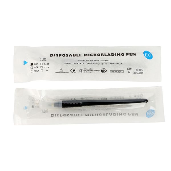 Buy EO Gas Sterilized Disposable Microshading Pen #15M1 Double Rows Blade at wholesale prices