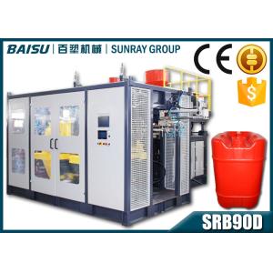 Custom Voltage Round Bottle Blowing Machine , 20 Liter Plastic Bottle Making