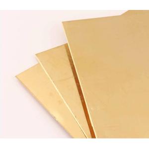 Factory Direct Sale H62 H59 H65 H68 H70 Brass Sheet Customizable Length