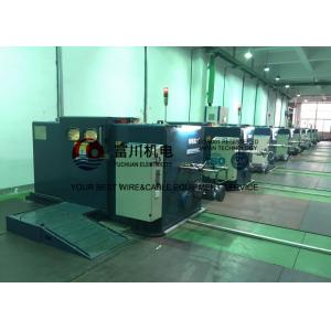 Sky Blue Copper Cable Twisting Machine , Double Twist Bunching Machinery