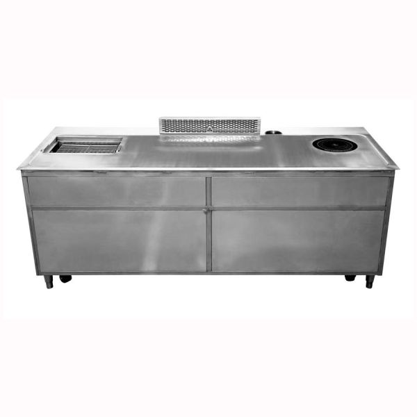 Buy hree-in-one Multi-function High Efficient Teppanyaki Grill Table at wholesale prices
