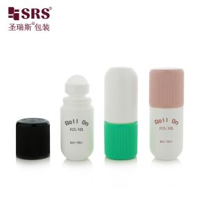 RPPA1-50ML Round Bottom PP Solid Color With Colorful Cap Customized No Leakage