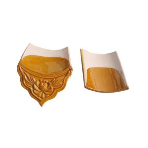 Japanese garden gate ceramic roof tiles