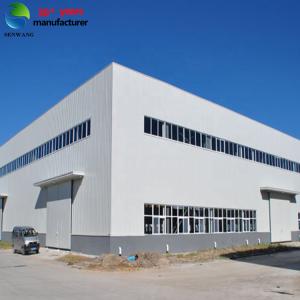 ISO 9001 Certified Steel Structure Warehouse with Sandwich Panel Cladding
