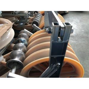 OEM Stringing Power Cable Pulley Block With Grounding Roller
