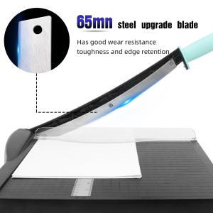 ZEQUAN Engineering Plastic ABS Manual Paper Cutter Office Cardboard Guillotine