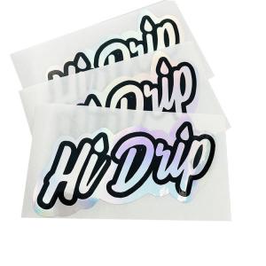 Shiny Die Cutting Sticker Label Custom Printing Logo Hot Stamping