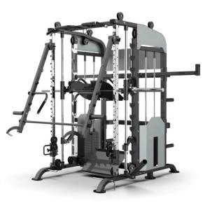Home and Commercial Use Unisex Multi-Function Gym Equipment Training Smith Machine for Exercise and Chest Workout