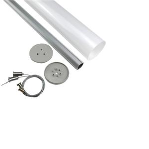 Round Aluminum Suspended LED Profile 40mm 50mm 60mm Diameter