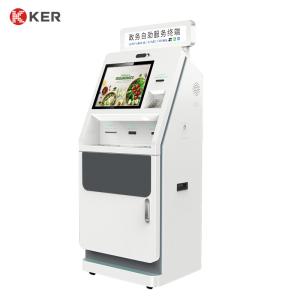 Customized 23.8 Inch Public Service Terminal Self Service Print Terminal Kiosk