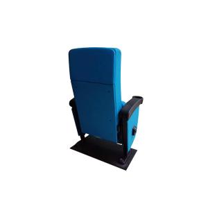 100% Polyester Commercial Theater Seating Steel Leg Auditorium Chair