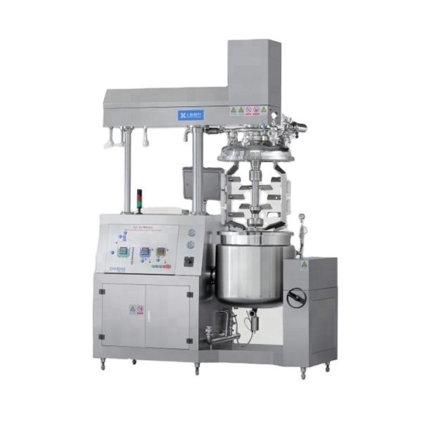 Buy Cosmetics Vacuum Homogenizing Emulsifier Electric Vacuum Emulsifying Mixer at wholesale prices