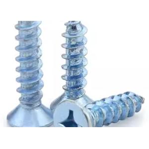 Custom Q235 Cross Recess CSK Head Tapping Screw Carbon Steel Galvanized Zinc