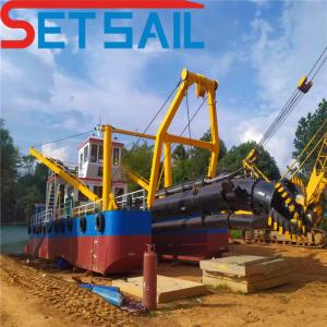 6 Kilometer Maximum Discharge Distance Dredging Cutter Suction Dredger for