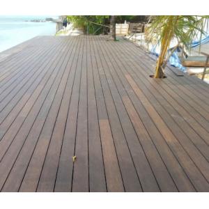 Custom Real Wooden Bamboo Deck Tiles 1220 Kg/M³ Density 18mm Thickness