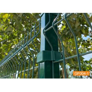 Rectangle Post PE Coating 50*200mm Wire Mesh Security Fence