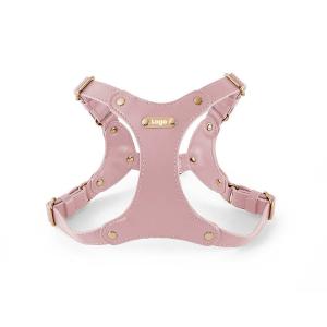 Nice Quality Vest Style Soft Leather Anti-Break Pet Harness Sets Multi- color