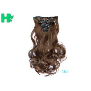 Remy Weft 5A Synthetic Clip In Hair Extensions For Whtie Women 90 Gram - 120