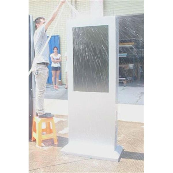 Customized 43 Inch Outdoor Touch Screen Kiosk 1920 * 1080 Resolution Built - In HD Audio